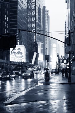 Times Meydanı. New york city