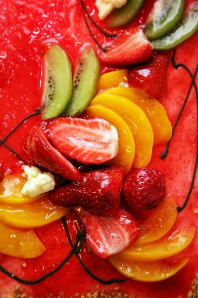 Taart met fruit — Stockfoto