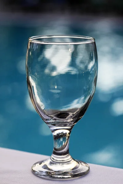 Empty wine glass — Stock Photo, Image