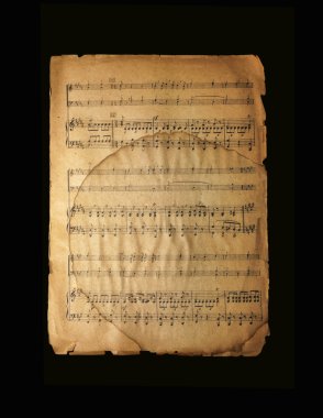 notları ile müzik sayfası