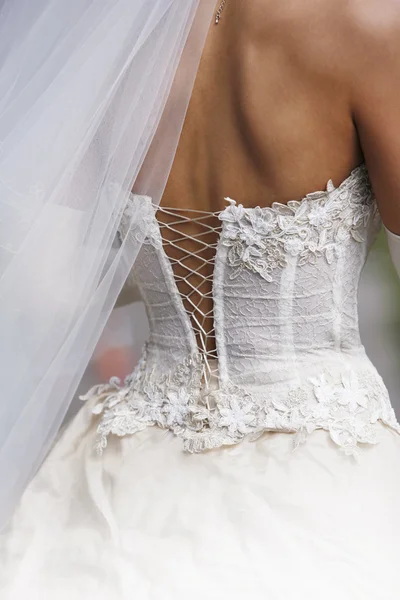Платье невесты — стоковое фото