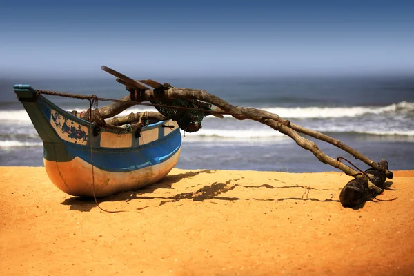 Barco de pesca de madera — Foto de Stock