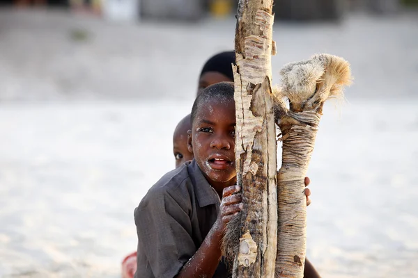 Drei afrikanische Kinder — Stockfoto