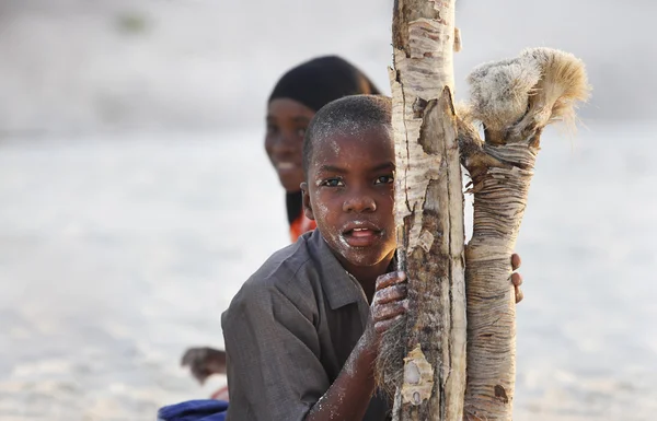 Niños africanos en Zanzíbar — Foto de Stock