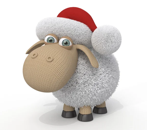 3D śmieszne owiec — Zdjęcie stockowe