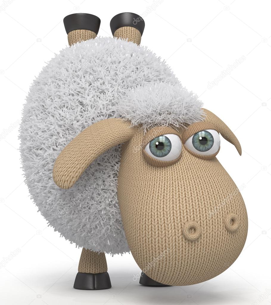 3d ridiculous sheep