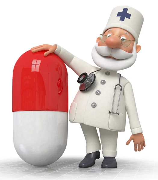 The doctor with medicine — Stock Photo, Image