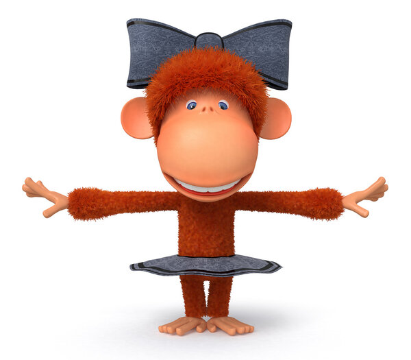 Трехмерная обезьяна
