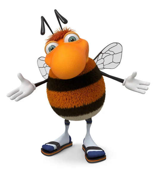 3d imagem bumblebee — Fotografia de Stock