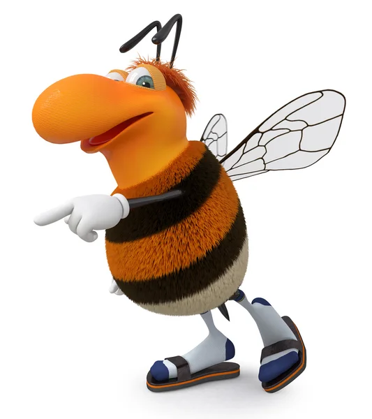 3d imagen abejorro — Foto de Stock