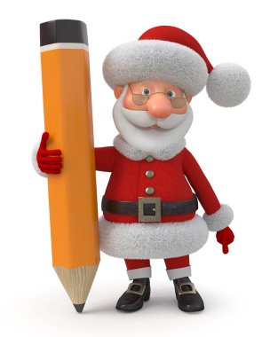 Noel Baba ile bir kalem