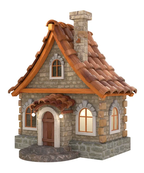 3d house cartoon — Stock Photo, Image