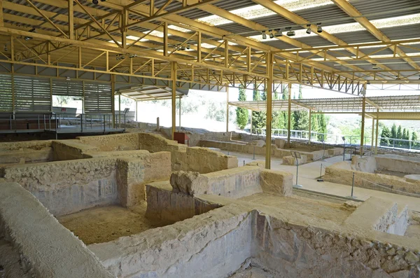 Restos arqueológicos da Villa Romana de Almedinilla, Córdoba — Fotografia de Stock