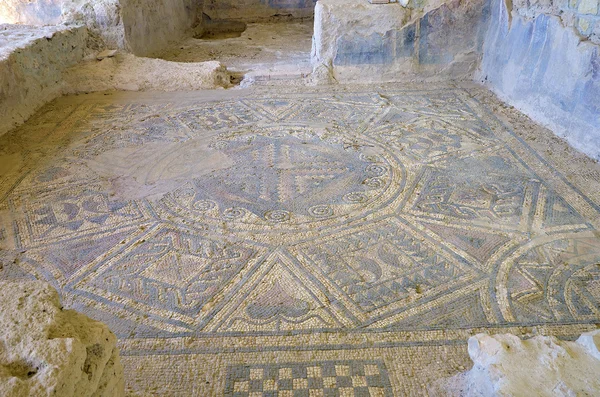 Římská mozaika v almedinilla, cordoba — Stock fotografie