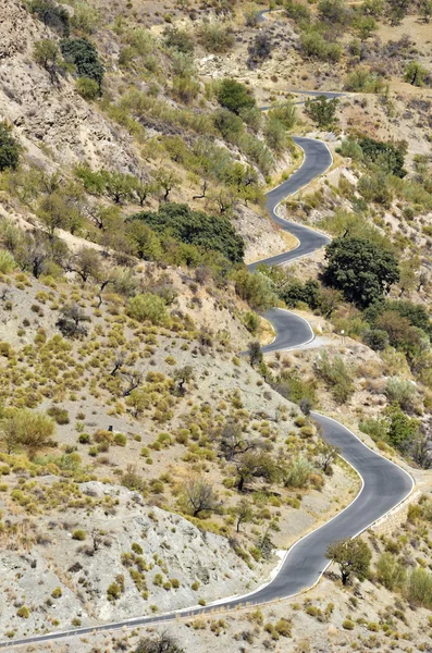 Route sinueuse en Alpujarra, Espagne — Photo