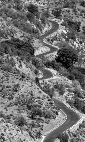 Route sinueuse en Alpujarra, Espagne — Photo