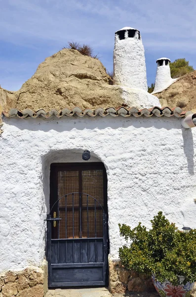 Guadix, İspanya evde mağara — Stok fotoğraf