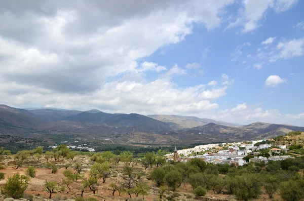 Fondon, klein dorp in almeria, Spanje — Stockfoto