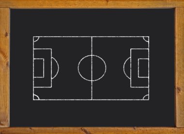 Tahtada futbol sahası