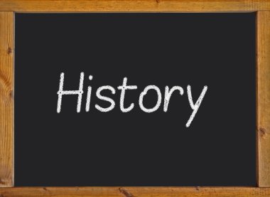 Bir tahtaya yazılan Tarih