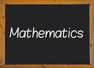 Bir tahtaya yazılmış matematik