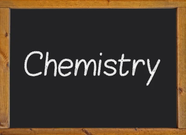 Química escrita en una pizarra —  Fotos de Stock