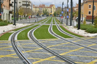 Hafif raylı yollar şehir, Granada, İspanya