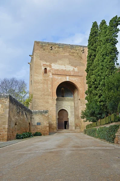 Poort van Justitie, het alhambra — Stockfoto