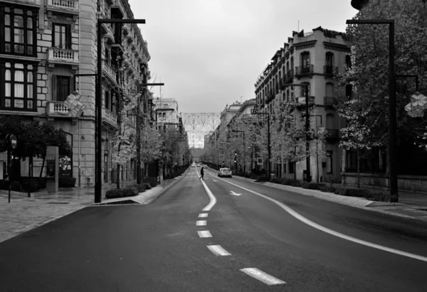 Calle Gran Via, Granada centro — Foto de Stock