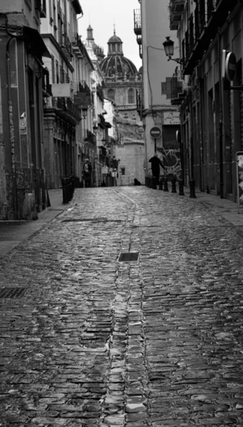 Calle San Jeronimo, centro de Granada — Fotografia de Stock