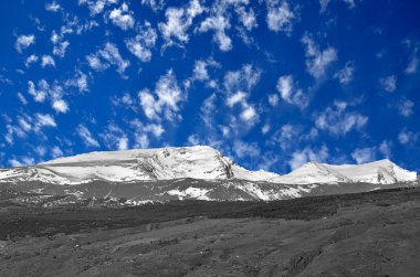 Mulhacen in Sierra Nevada, highest peak in the Iberian Peninsula clipart