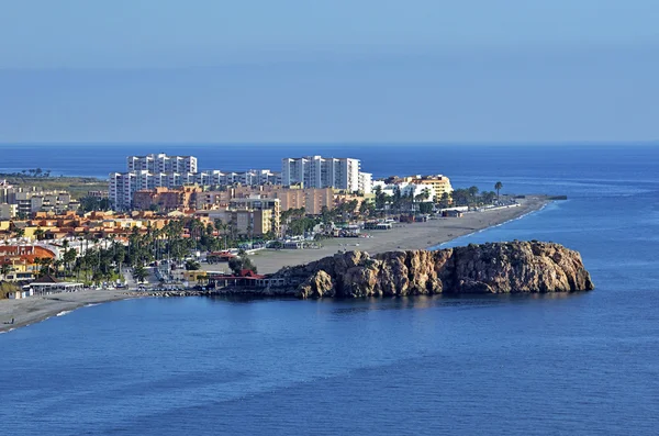 The Spanish town of Salobrena, Andalusia