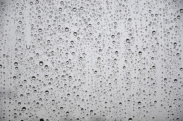 Esőcseppek az üvegen — Stock Fotó