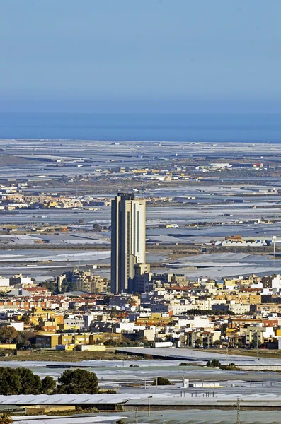 El Ejido i "havet av plast" — Stockfoto