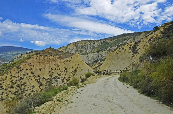 Route dans le désert paysage — Photo