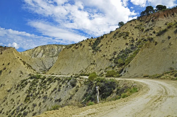 Estrada na paisagem do deserto — Fotografia de Stock