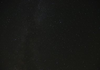Yıldızlı gece gökyüzü detay