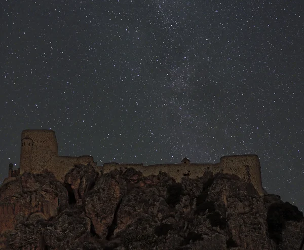 Château Olvera la nuit — Photo