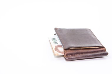 Tayland para eski cüzdan.