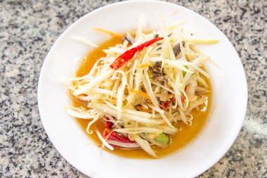 Tay papaya salatası.