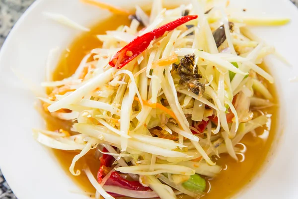Тайский салат папайи . — стоковое фото