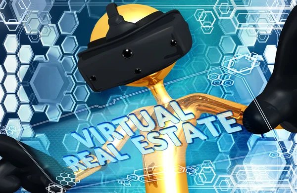 Virtuele realiteit Vr — Stockfoto