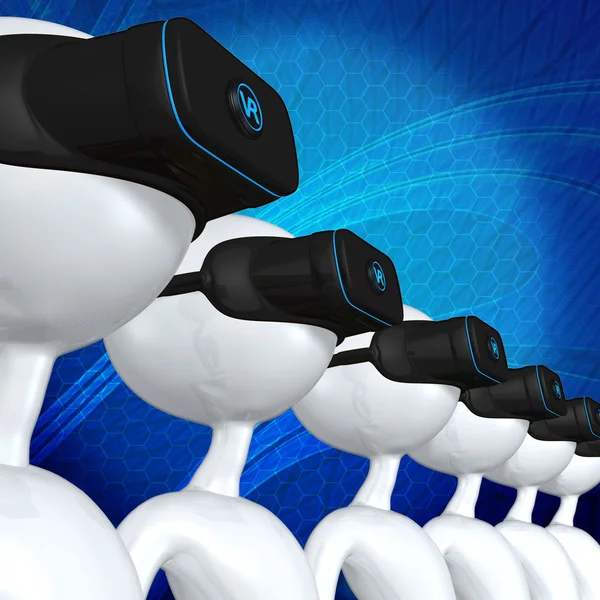 Realidade virtual VR Imagem De Stock