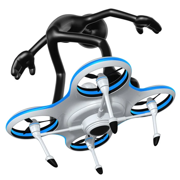 Letecká Drone koncept — Stock fotografie