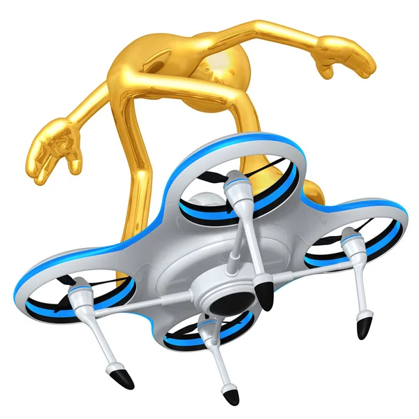 Concept de drone aérien — Photo