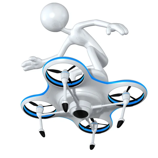 Letecká Drone koncept Stock Fotografie