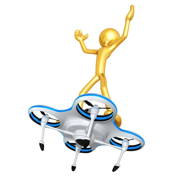 Aerial Drone Concept — Stock Photo, Image