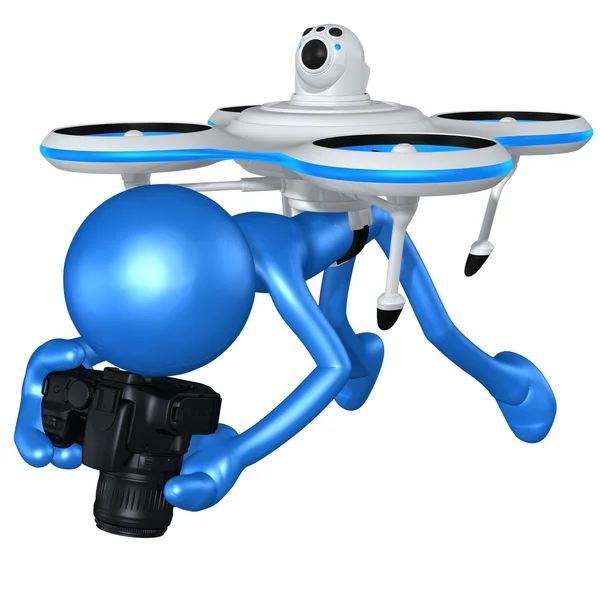 Hava dron kavramı — Stok fotoğraf