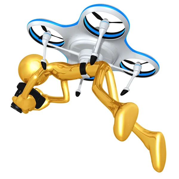 Drohnenkonzept aus der Luft — Stockfoto