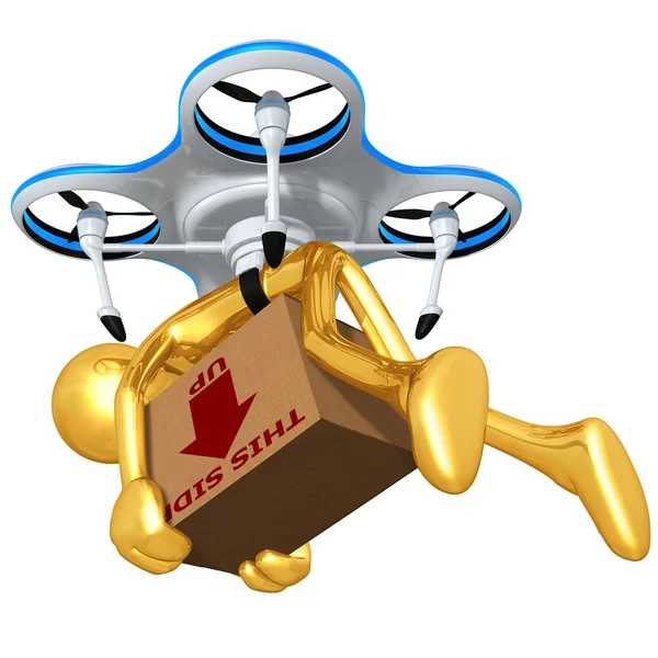 Concept de drone aérien Images De Stock Libres De Droits